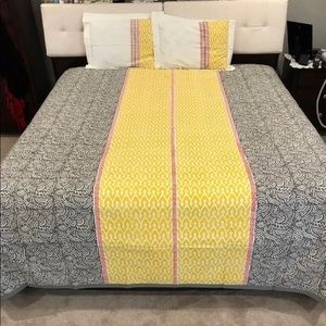 New 3-pcs Queen size bed cover 100% Cotton (FINAL PRICE)